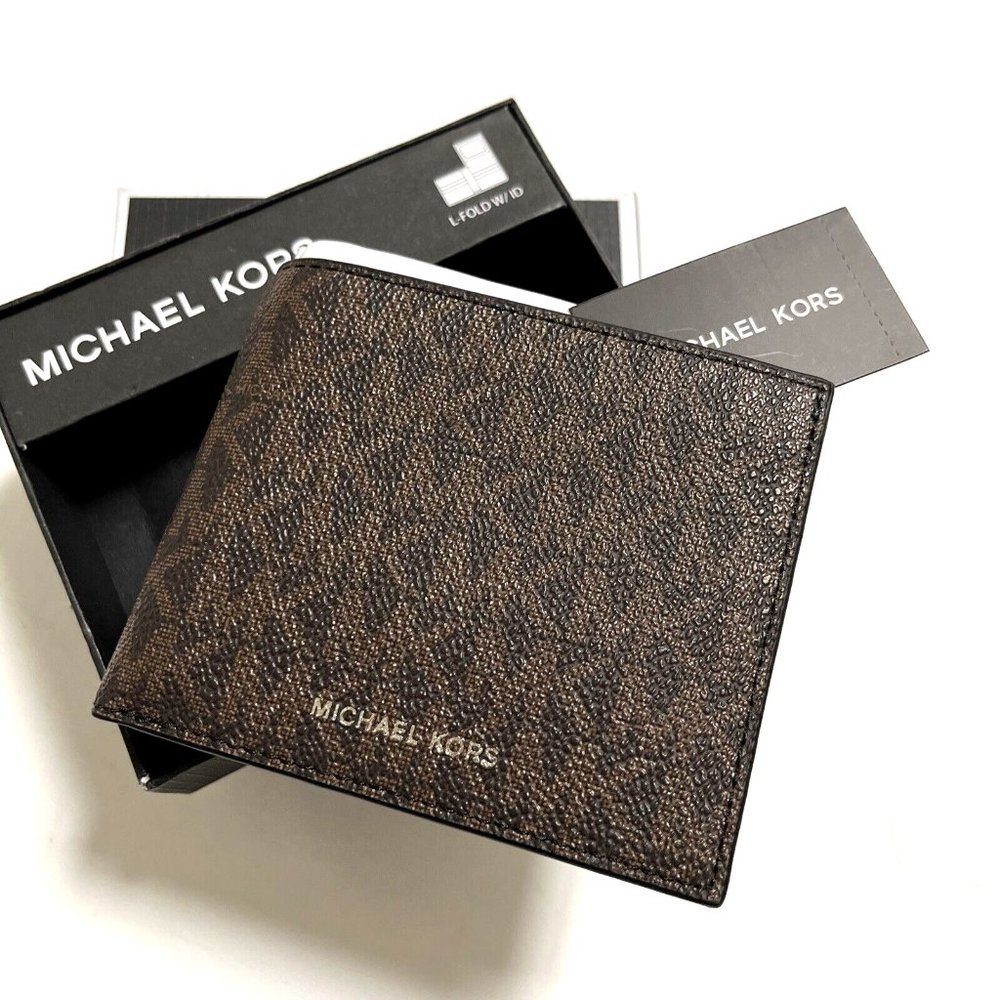 Michael Kors Brown Monogram Bifold Wallet